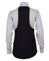 MAJAVATN DAME JAKKE 2-LAGS MERINO SORT/GRÅ (832404489)